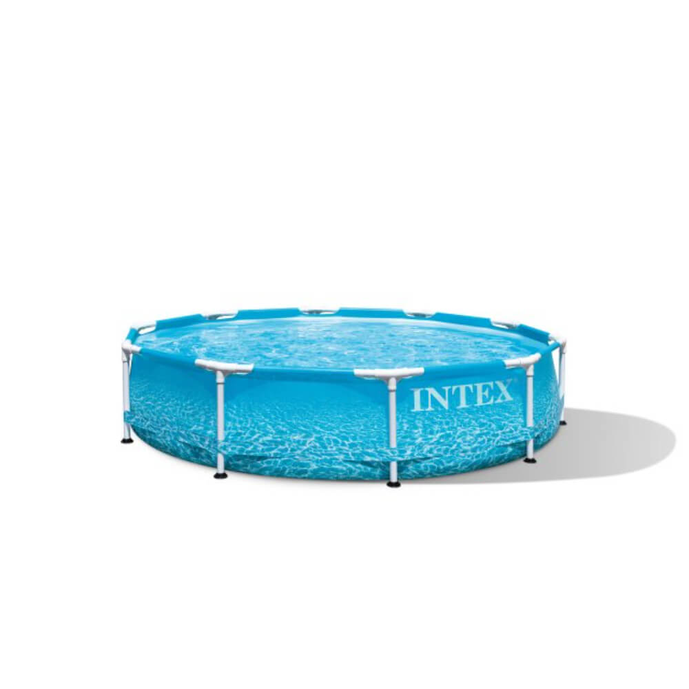 Intex 10Ft X 30In Beachside Metal Frame Pool Set, Age: 6+