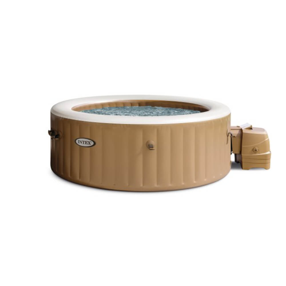 Intex 6-Person Sahara Tan Round Bubble Spa Set, Age: 6+