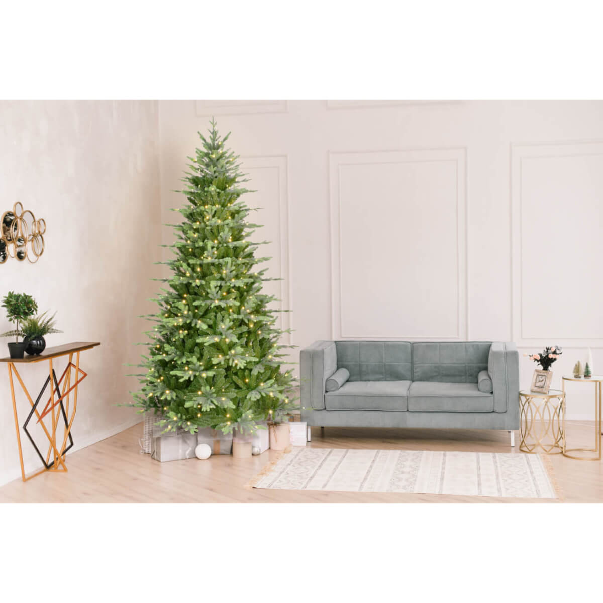 Puleo 7.5ft Pre-lit Carrington Fir Tree