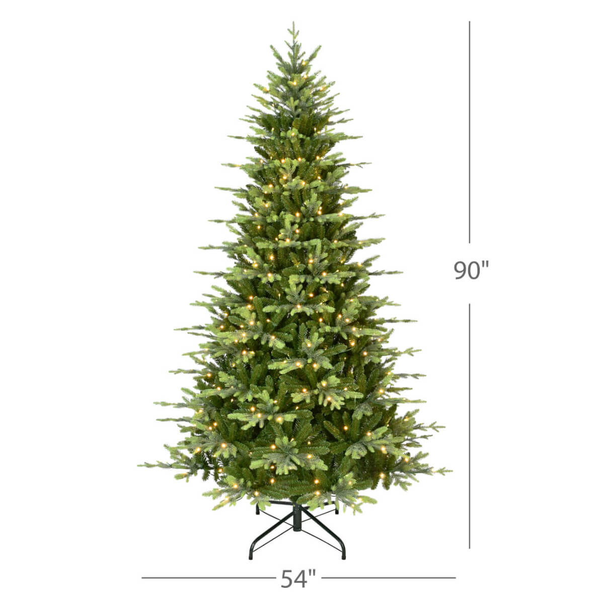 Puleo 7.5ft Pre-lit Carrington Fir Tree