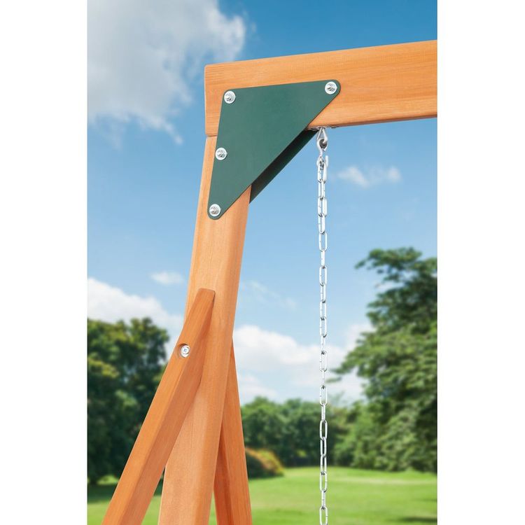 Creative Cedar Designs Trailside Wooden Swingset