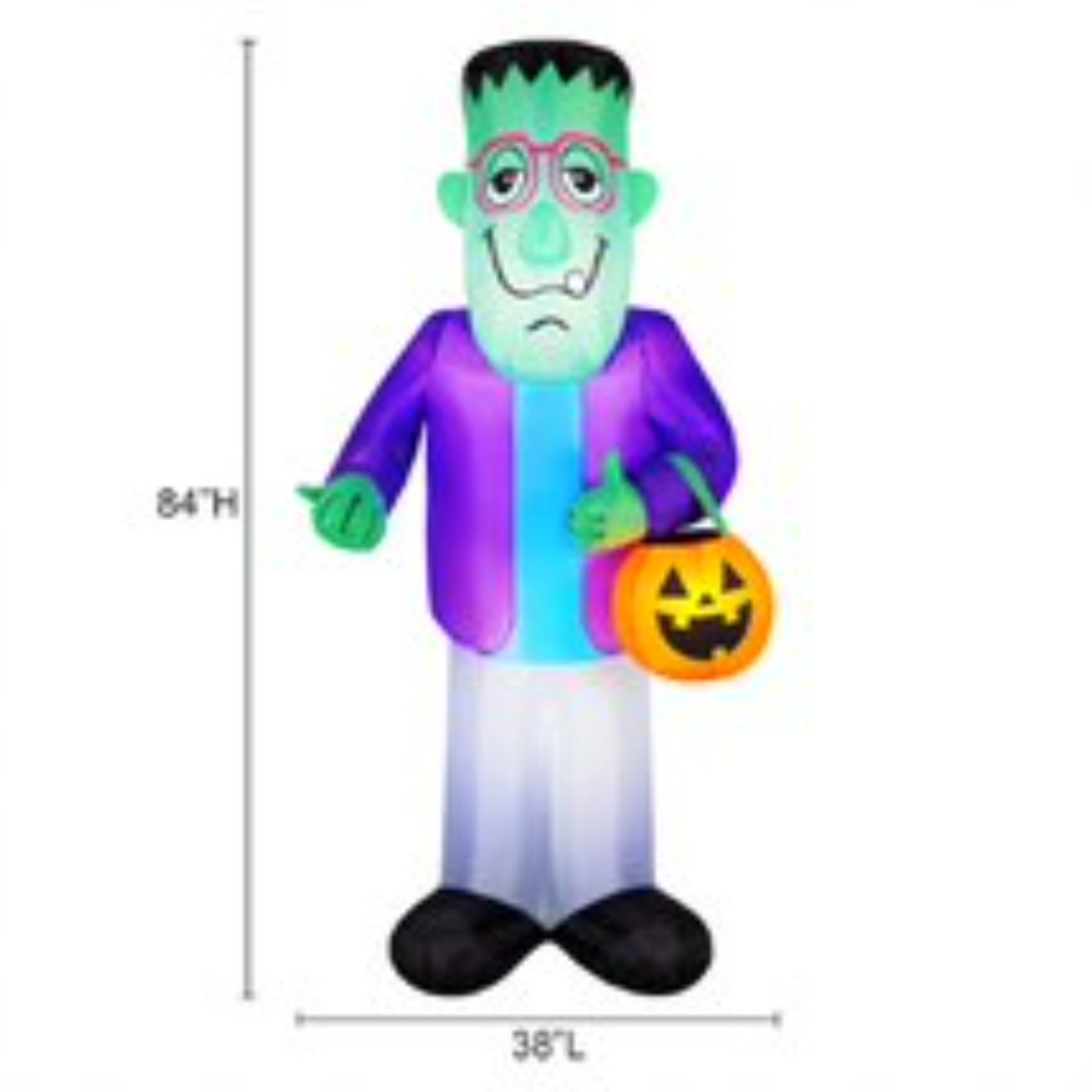 Occasions Halloween 7' Inflatable Trick or Treat Monster