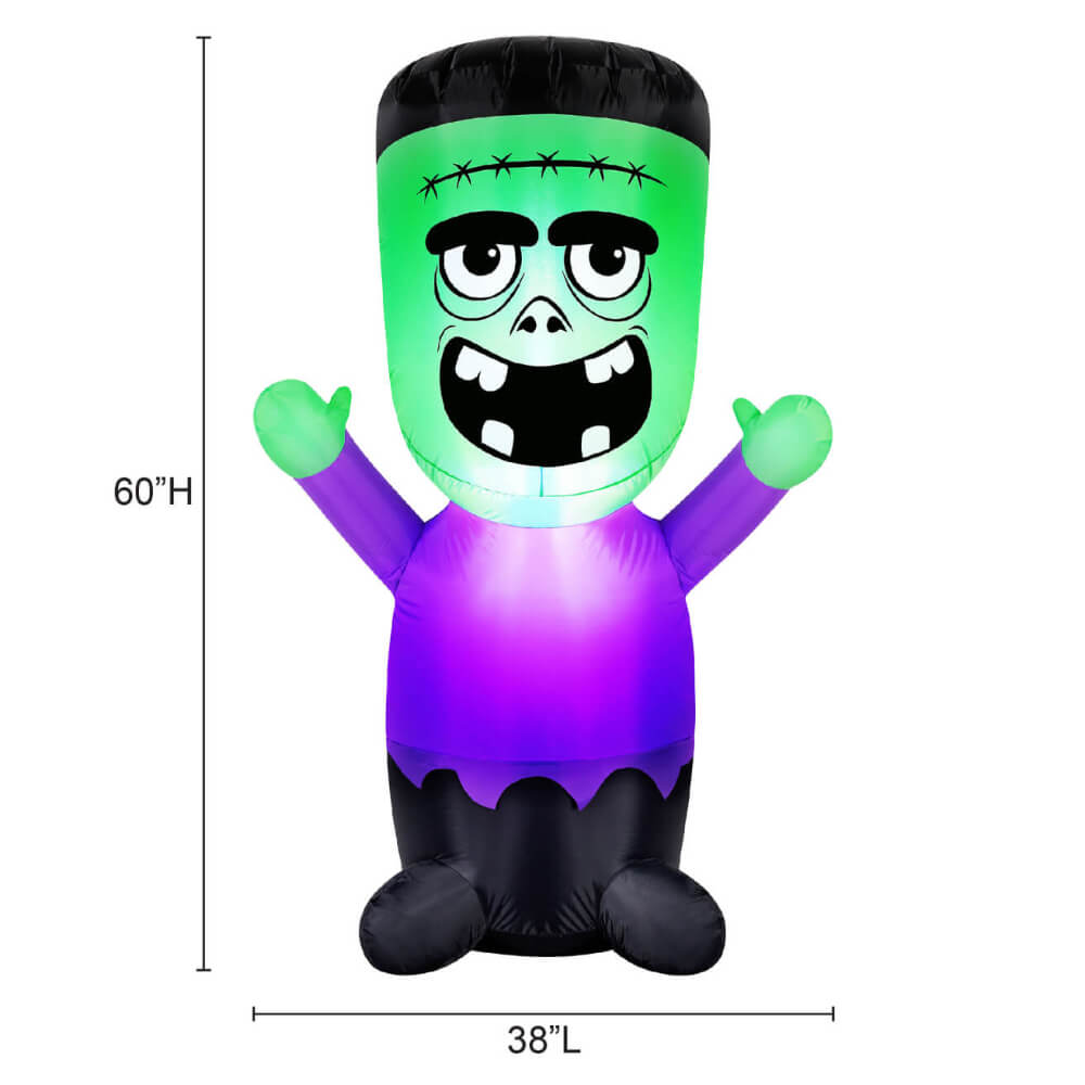 Occasions Halloween 5 Foot Inflatable Baby Frankenstein Monster