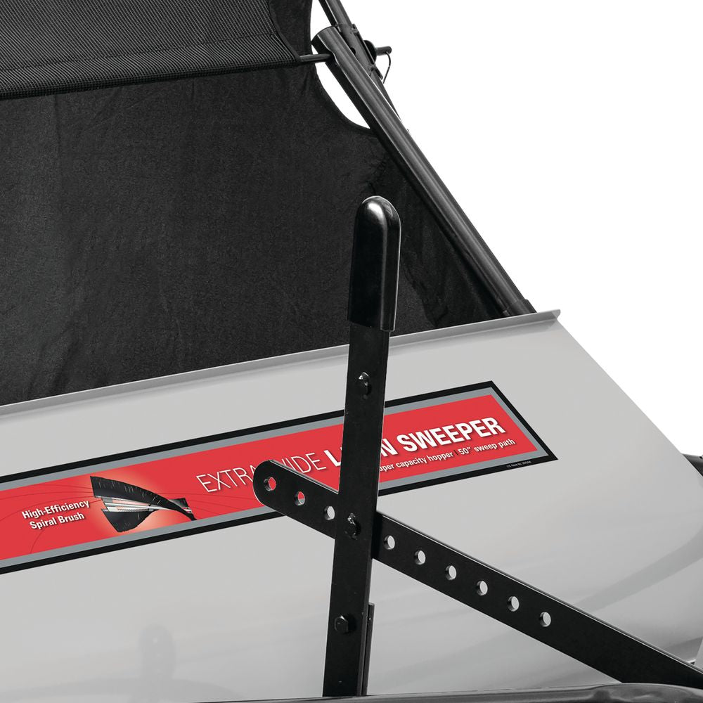 Ohio Steel 50" Sweeper, with 26 Cubic Feet Collector Bag and Spiral Brush