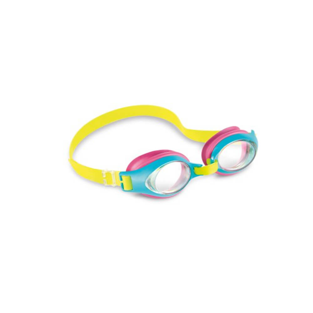 Intex Junior Goggles for Kids (Ages 3-8) – Secure, Leak-Proof Swimming Goggles