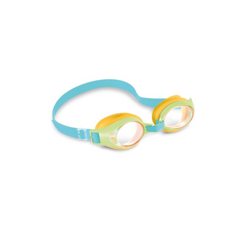Intex Junior Goggles for Kids (Ages 3-8) – Secure, Leak-Proof Swimming Goggles