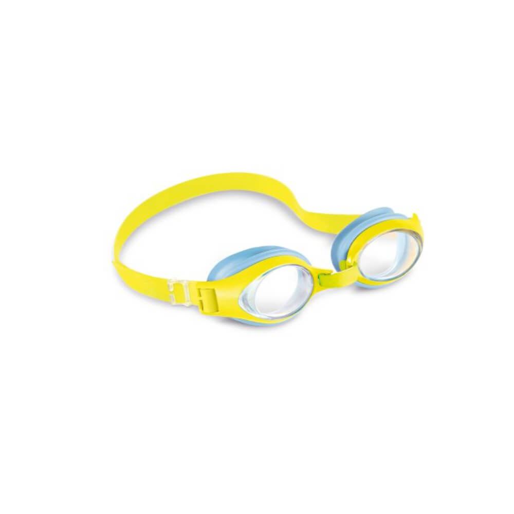 Intex Junior Goggles for Kids (Ages 3-8) – Secure, Leak-Proof Swimming Goggles