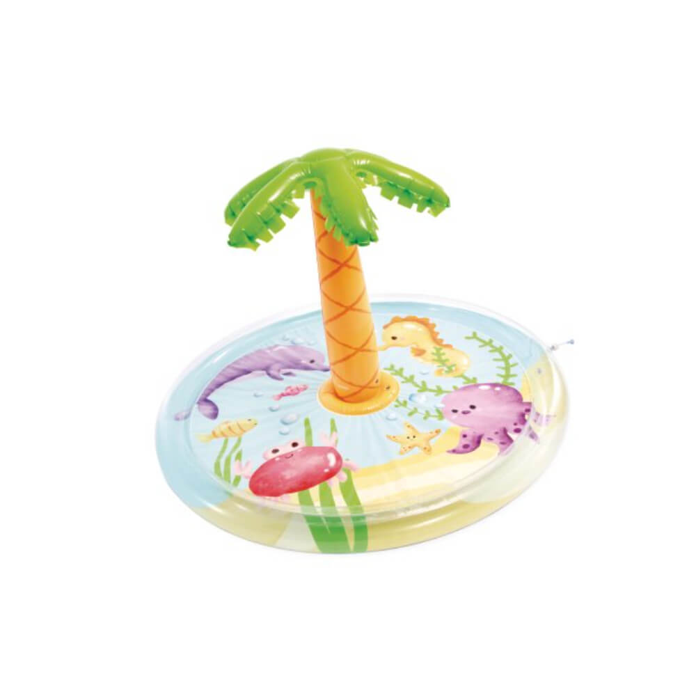 Intex Palm Tree Spray Pool for Ages 2+ – Fun Splash Pool with Water Sprayers for Kids