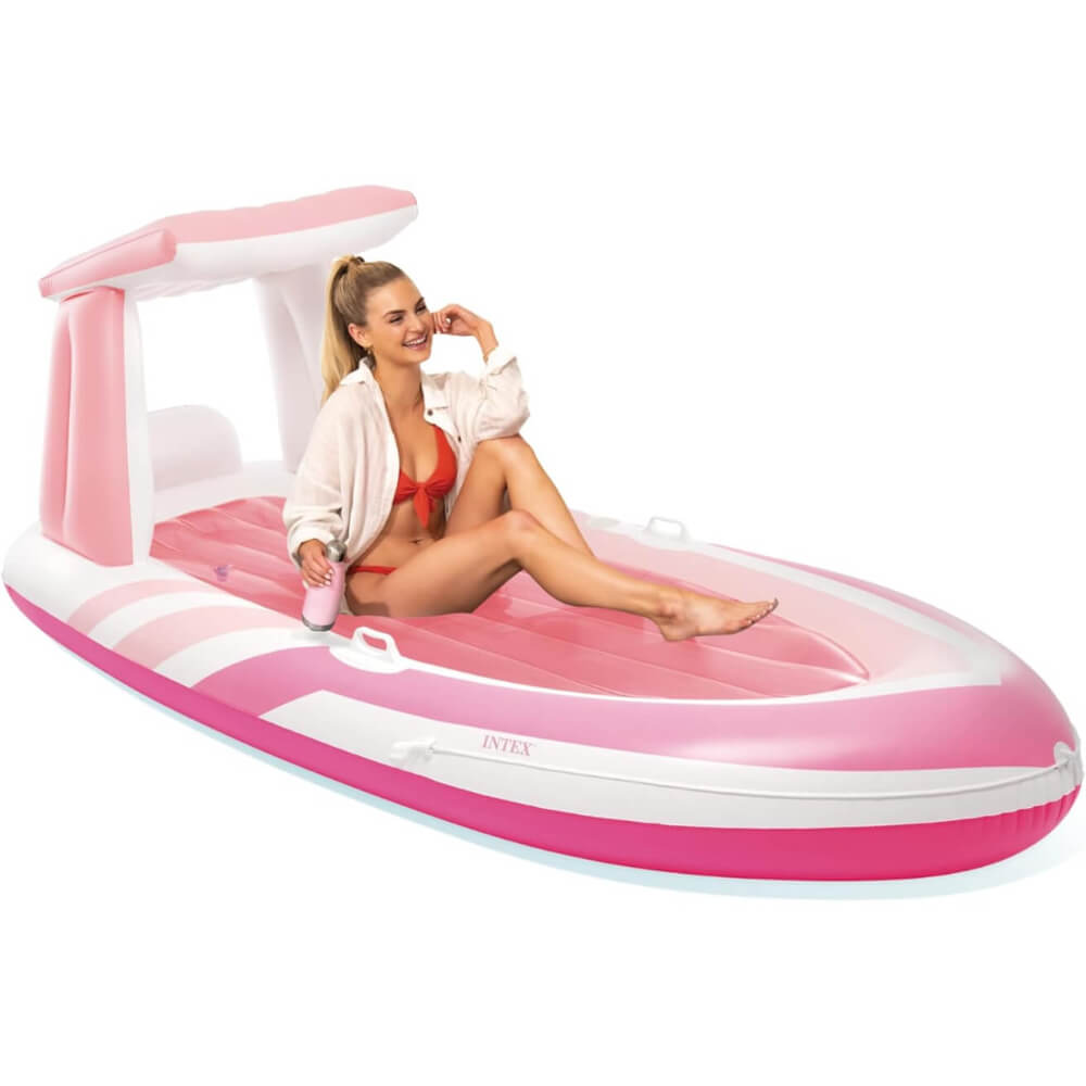 Intex Pink Paradise Boat Float, Age: Adult