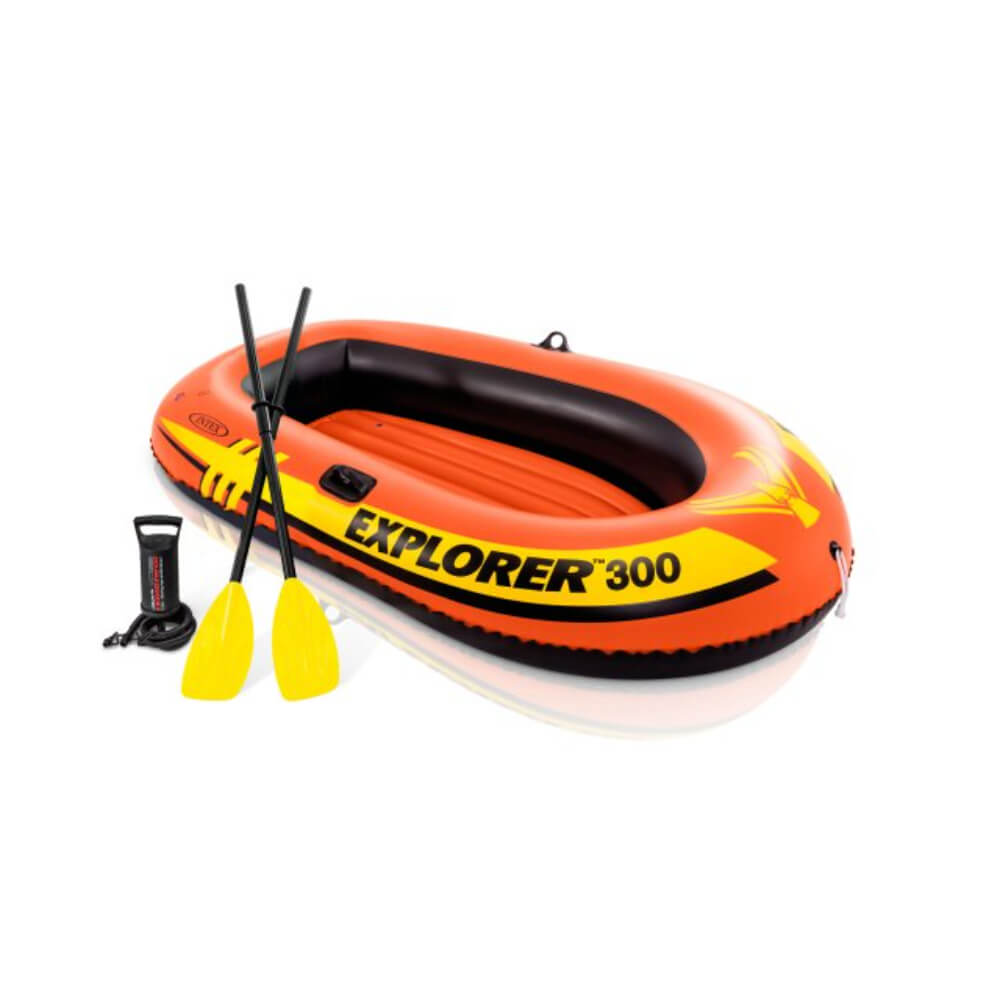 Intex Explorer 300 Boat Set, Age: 6+