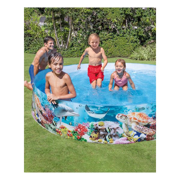 Intex Snapset Deep Blue Sea Pool, 8 FT x 18 in