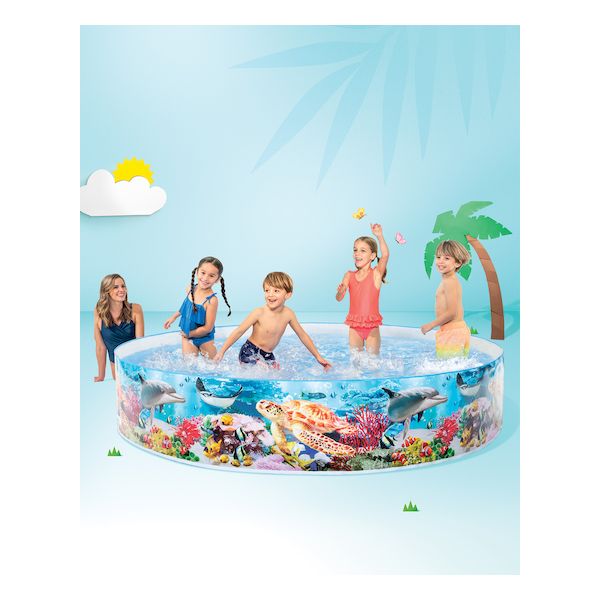 Intex Snapset Deep Blue Sea Pool, 8 FT x 18 in