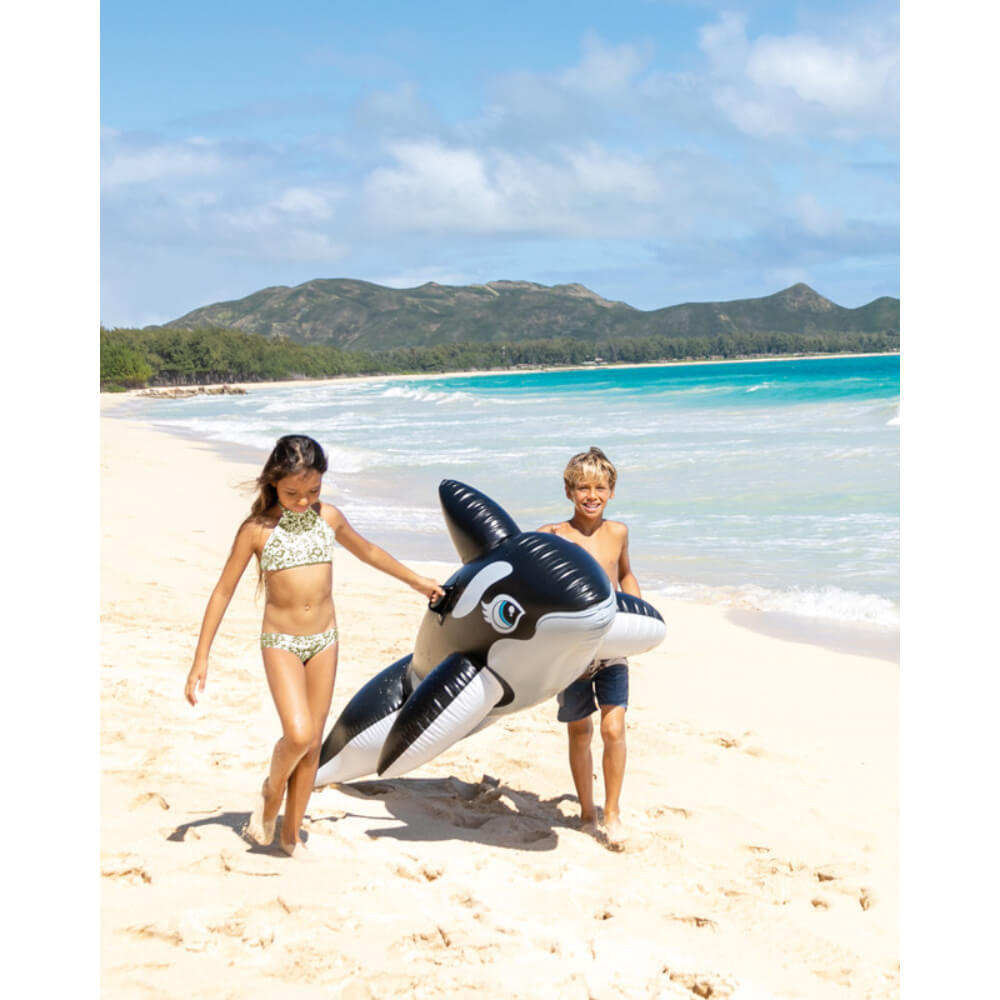 Intex Whale Ride-On for Ages 3+ – Fun Whale-Themed Inflatable Ride-On for Kids