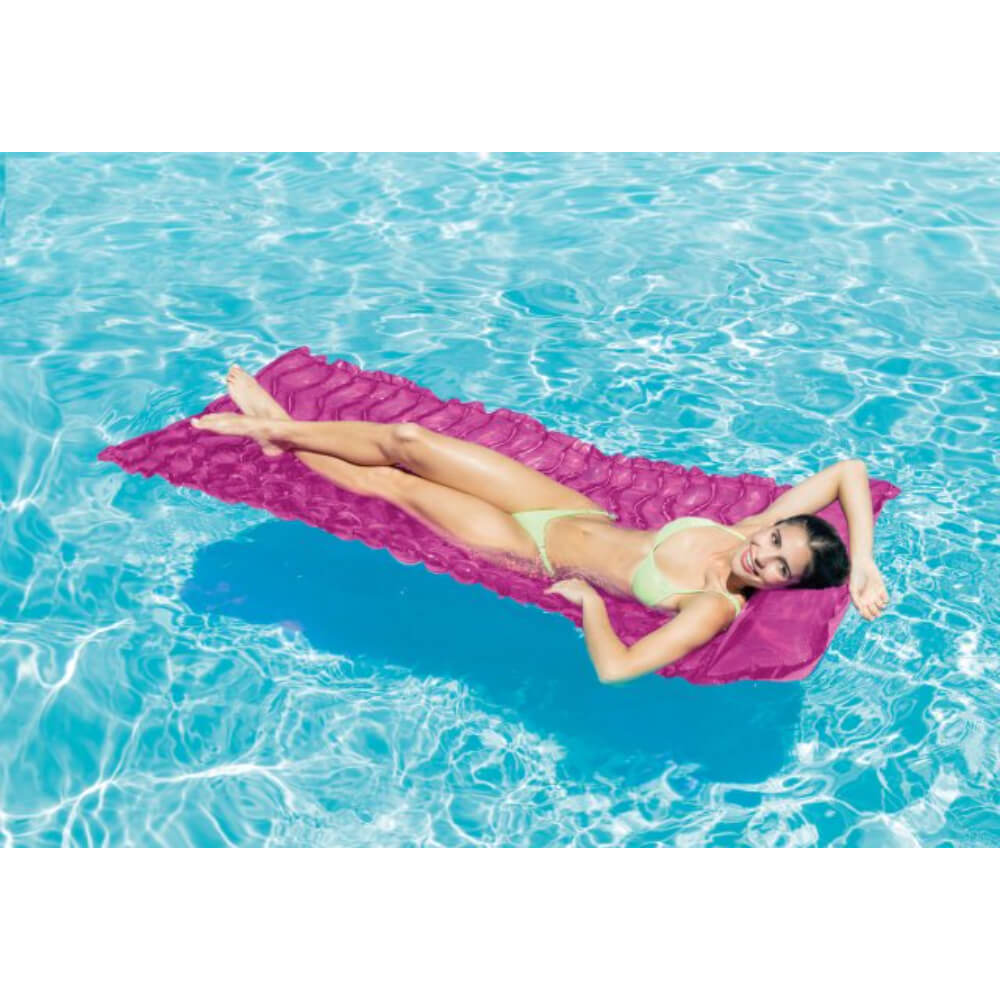 Intex Tote-N-Float Wave Mats – Convenient and Compact Inflatable Pool Mats for Relaxation