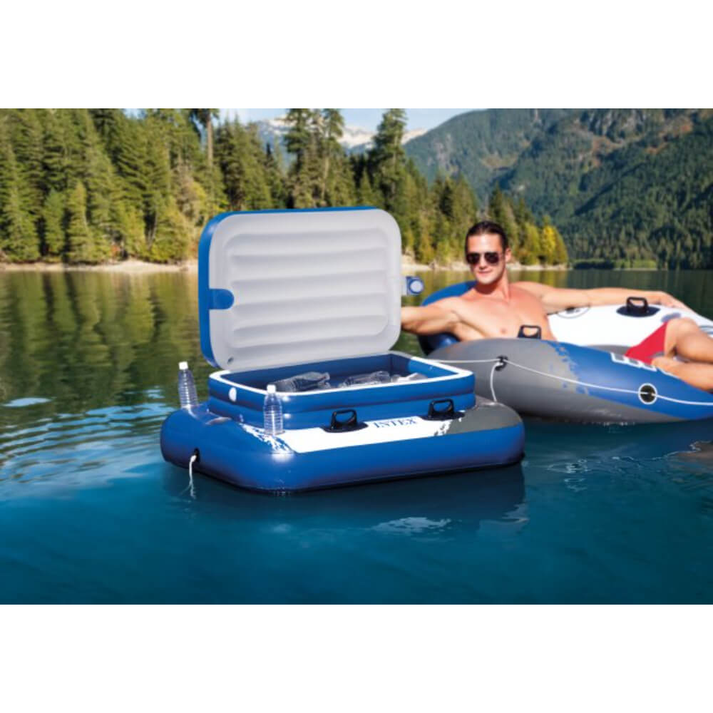 Intex Mega Chill 2 – Inflatable Cooler and Float Combo for Poolside Refreshments