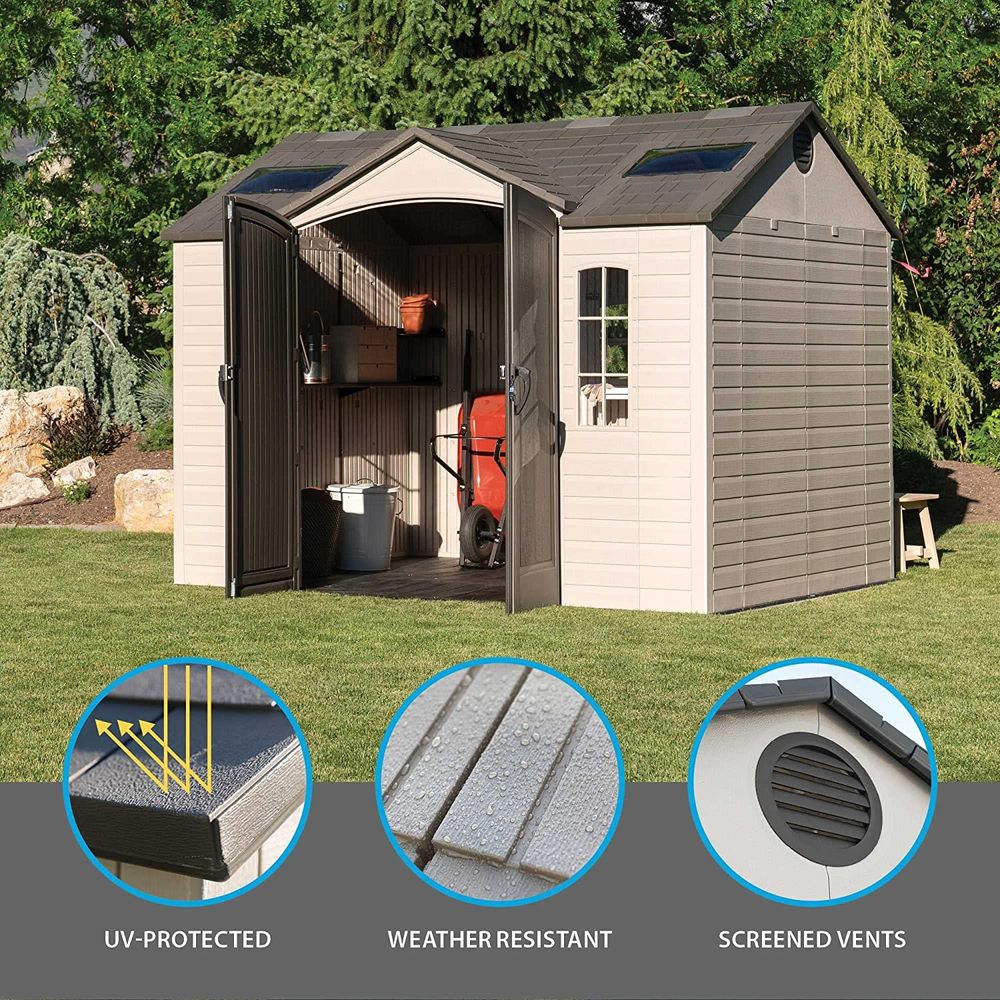 LIFETIME 10' x 8' Outdoor Storage Shed