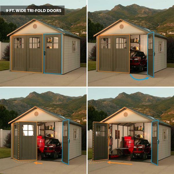 LIFETIME 11 Ft. X 11 Ft. Outdoor Storage Shed