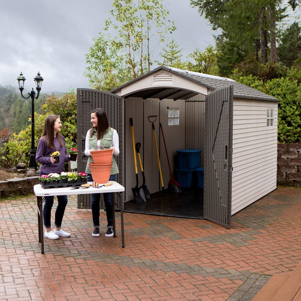 LIFETIME 7-ft x 12-ft Outdoor Storage Shed