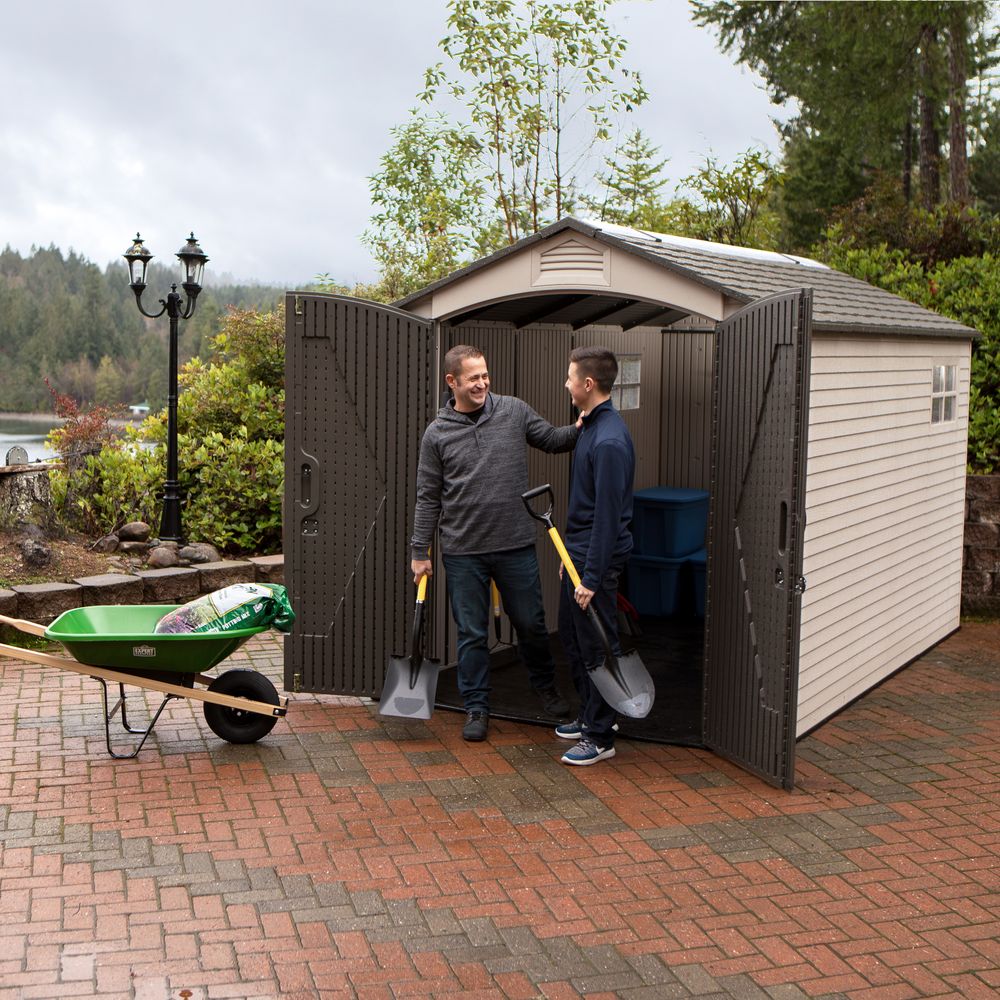LIFETIME 7-ft x 12-ft Outdoor Storage Shed