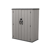 LIFETIME 53 Cubic ft Vertical Storage Shed With Rough Cut Finish