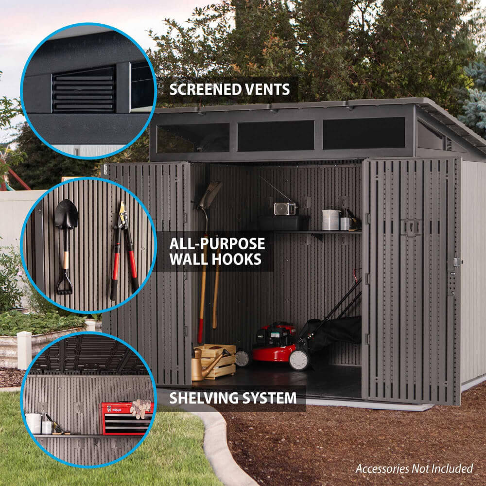 Lifetime 8.3 Ft. x 8.3 Ft. Outdoor Storage Shed