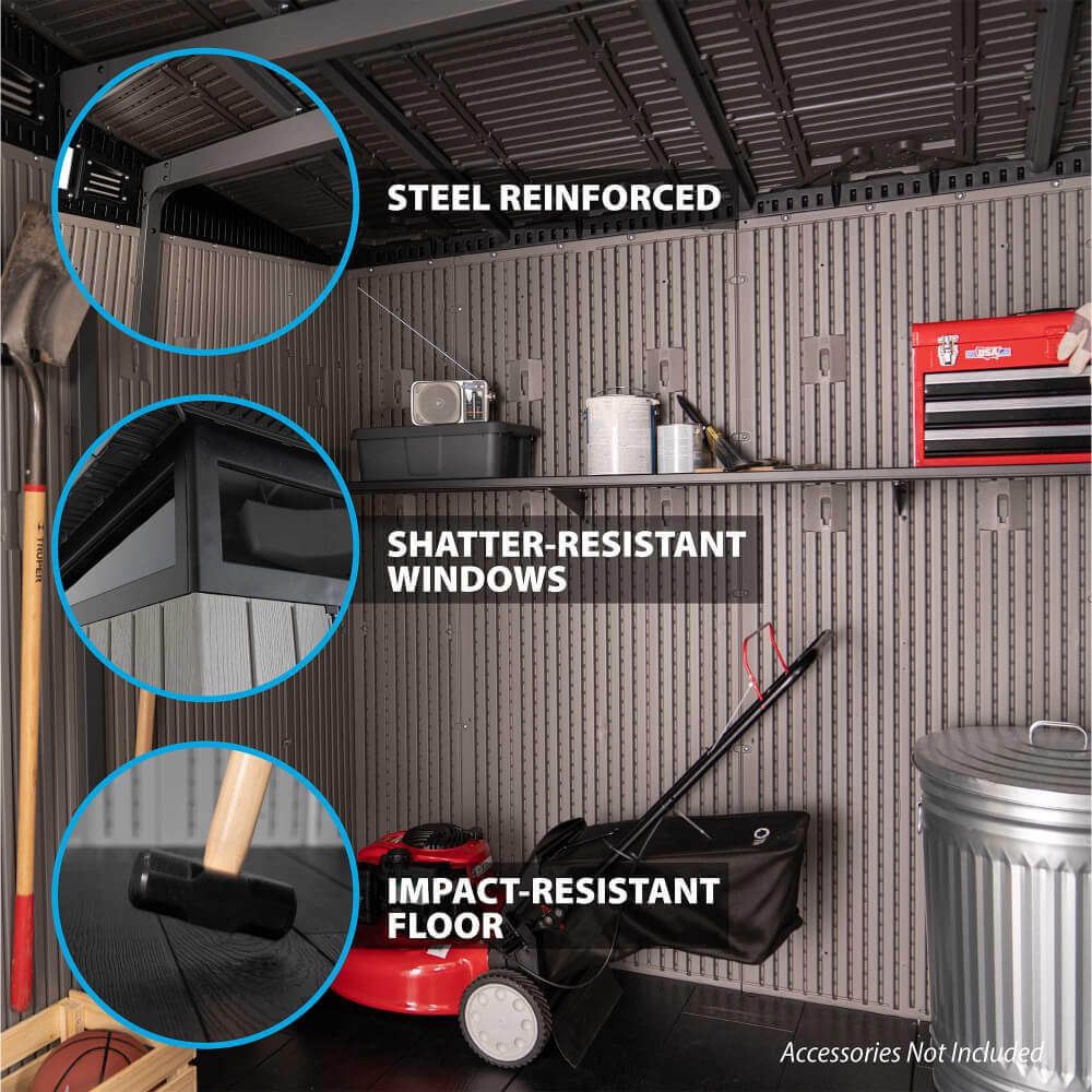 Lifetime 8.3 Ft. x 8.3 Ft. Outdoor Storage Shed