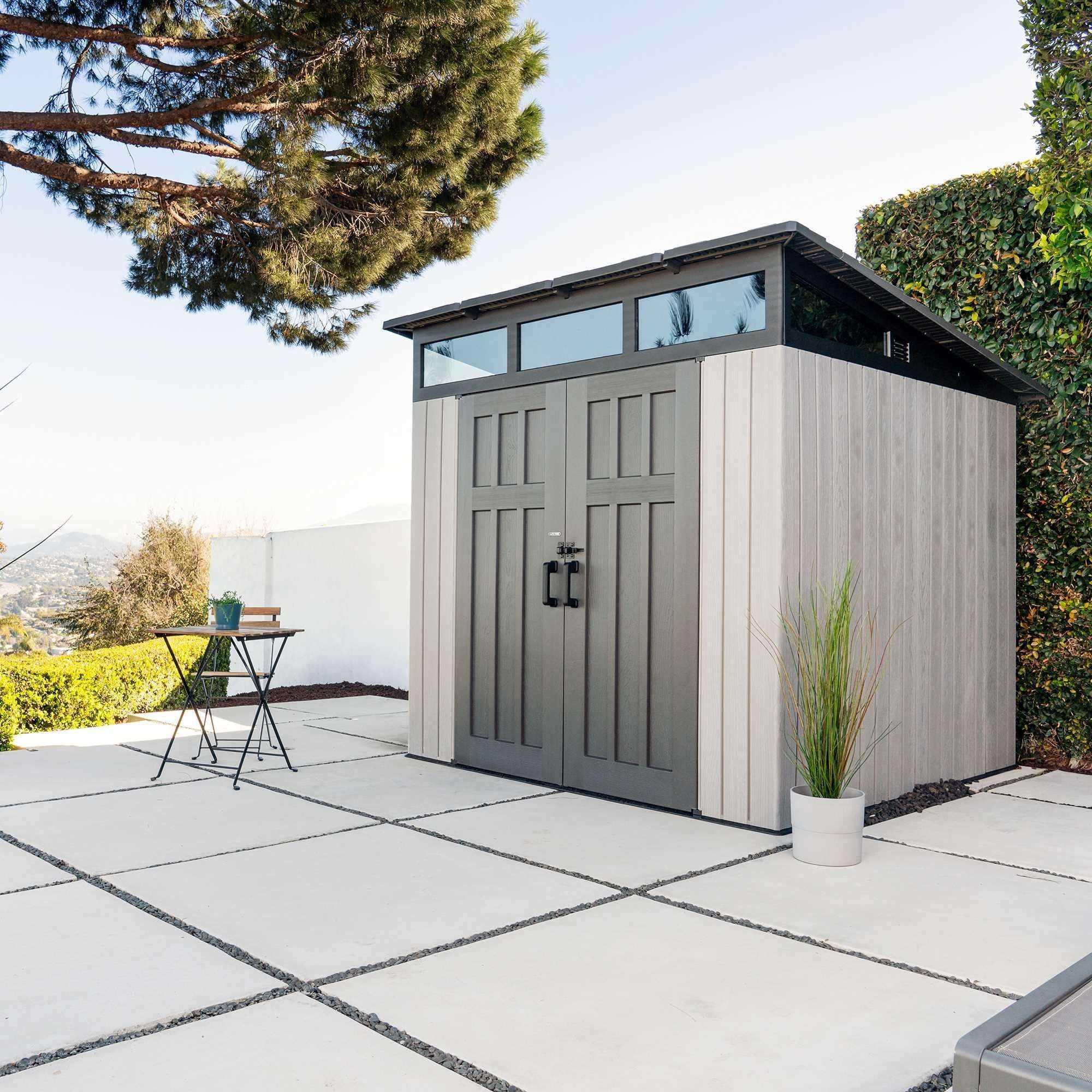 Lifetime 8.3 Ft. x 8.3 Ft. Outdoor Storage Shed