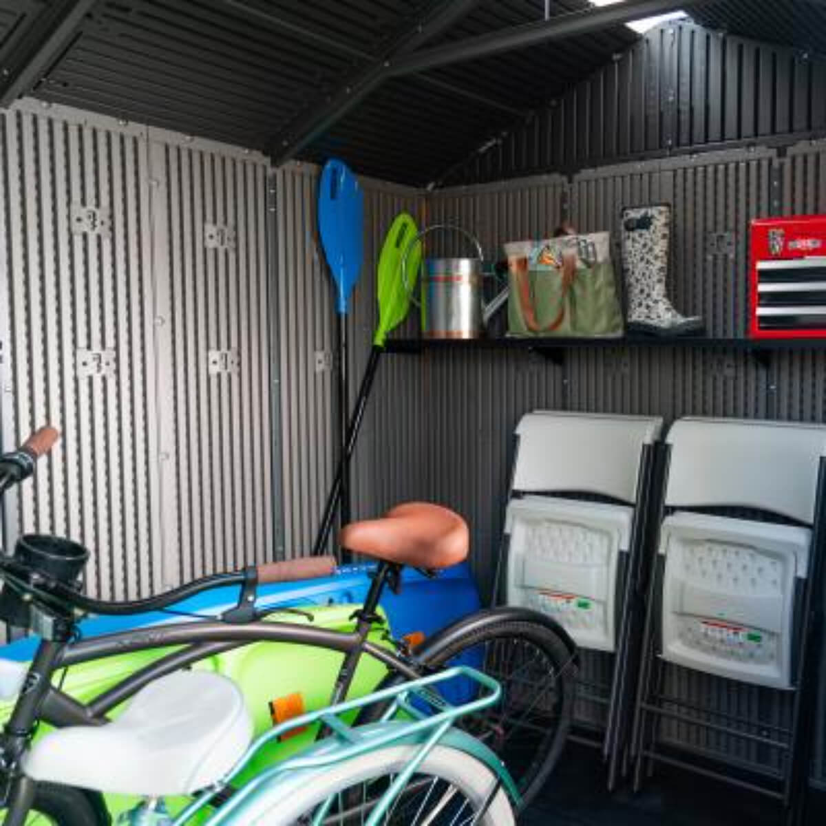 Lifetime 12 Ft X 7 Ft Side Entry Outdoor Storage Shed
