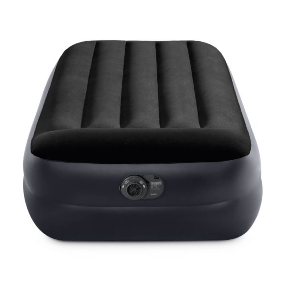 Intex Intex Twin Pillow Rest Raised Airbed With Fiber-Tech Rp, Age: Adult