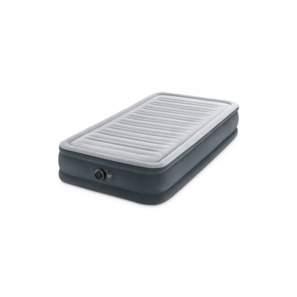 Intex Twin Comfort-Plush Airbed With Fiber-Tech Rp, Age: Adult
