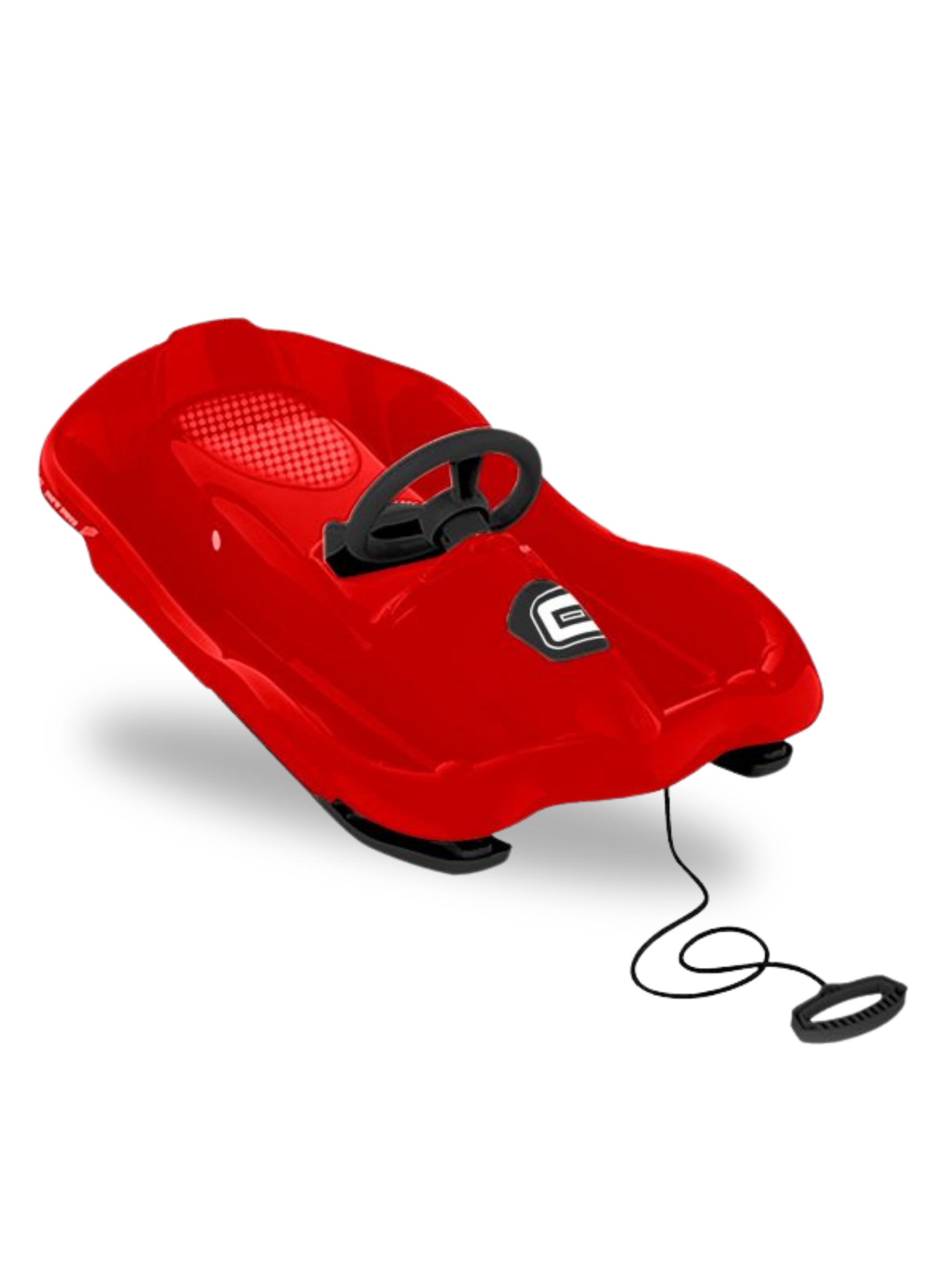 Conquest Speedster Steerable Snow Sled - Red