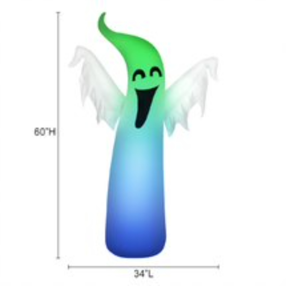 Occasions Halloween Inflatable Color Changing Ghost