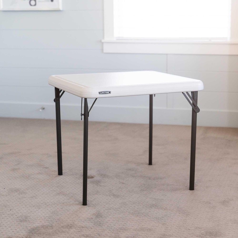 LIFETIME Children's Square 24" Foldable Table, Bronze Sand Colour