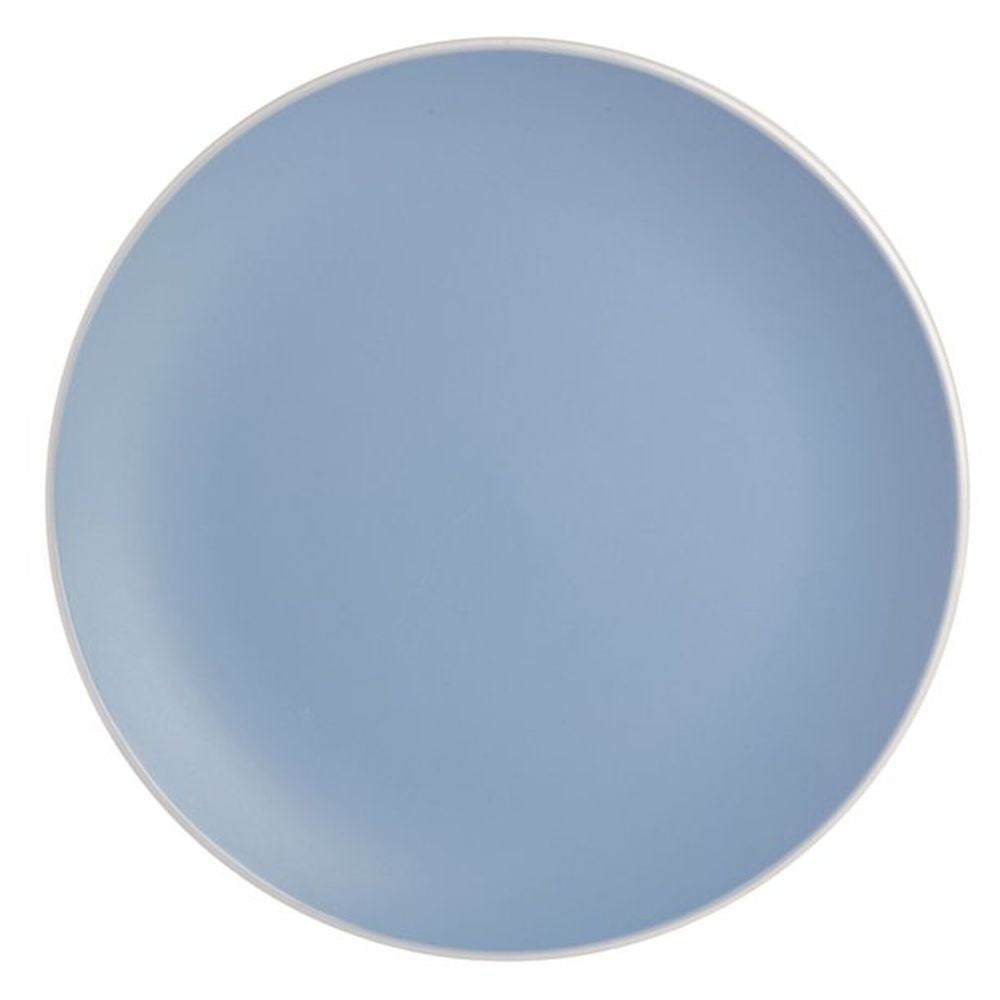 Tia Mowry 12 Piece Stoneware Dinnerware Set, Blue