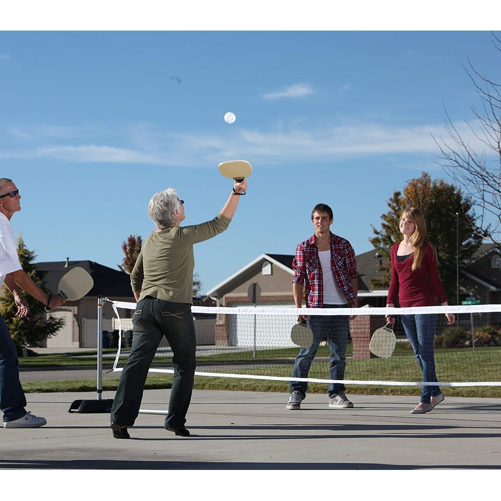 LIFETIME 3 Sport Outdoor Game Set, With Volleyball Net, Badminton, and Paddleball