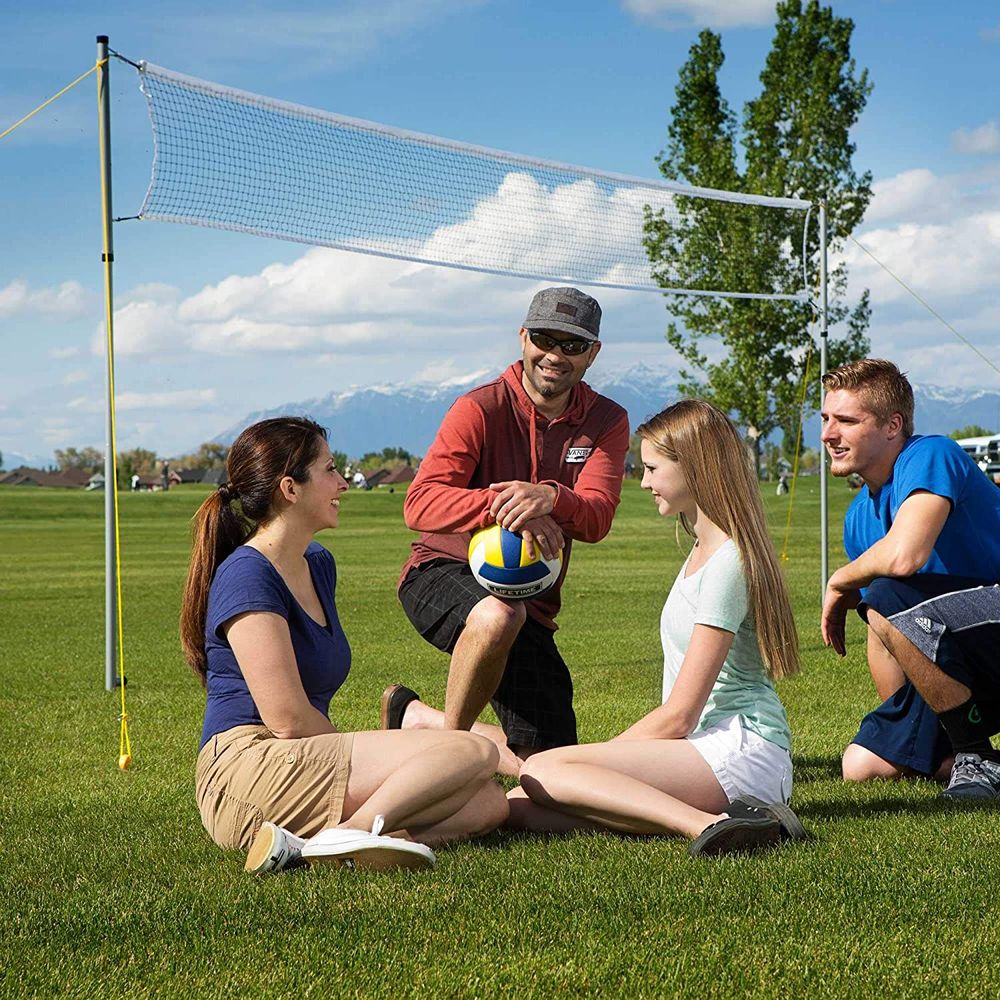 LIFETIME 3 Sport Outdoor Game Set, With Volleyball Net, Badminton, and Paddleball