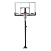 Lifetime Adjustable Bolt Down Basketball Hoop (60-Inch Tempered Glass)