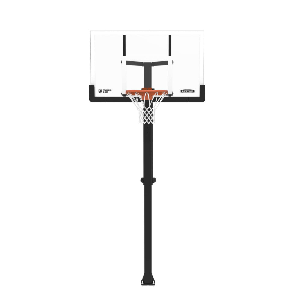 Lifetime Mammoth Lift Bolt Down (54-Inch Tempered Glass) Basketball System
