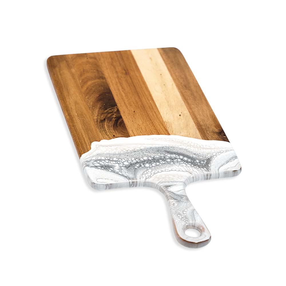 Lynn & Liana Handmade 8"x16" Acacia Cheeseboard
