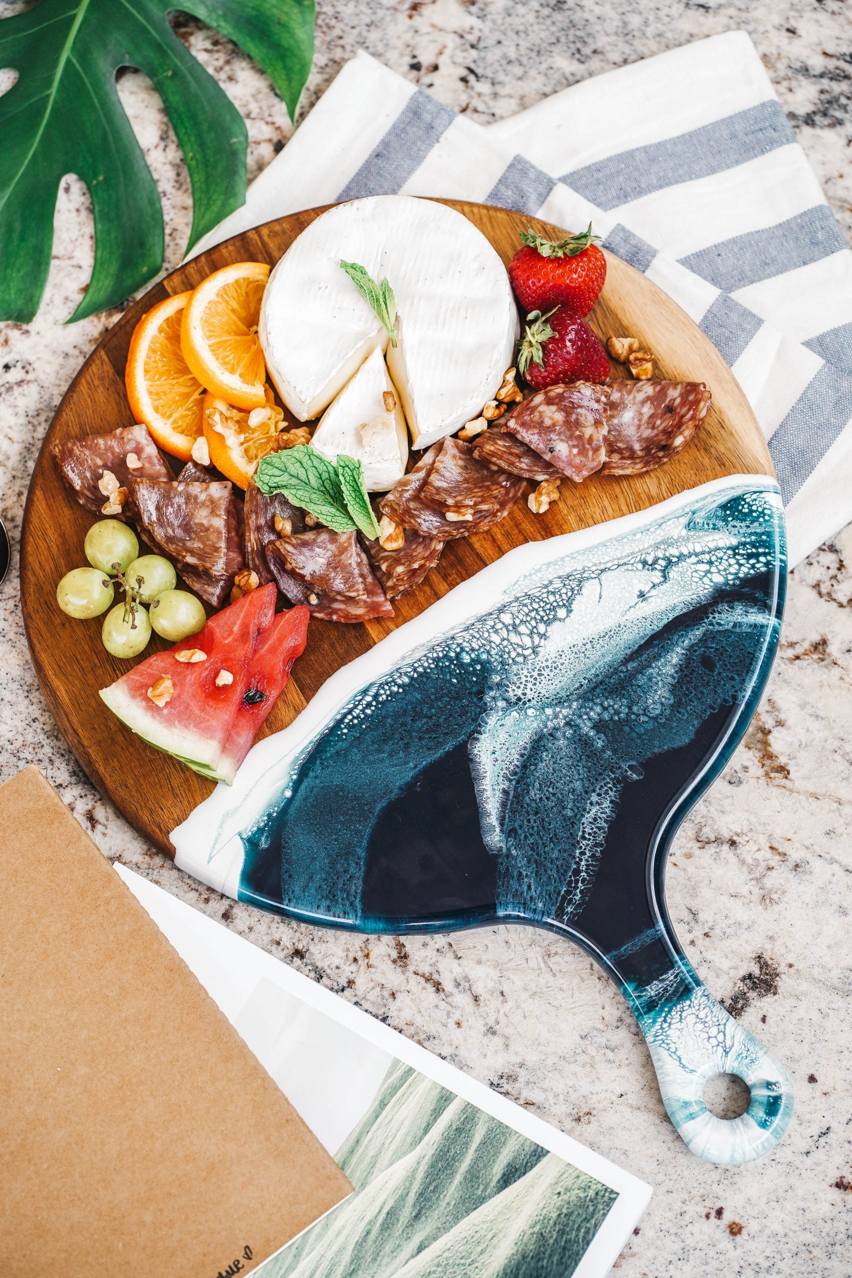 Lynn & Liana Handmade 12" Acacia Cheese Paddle