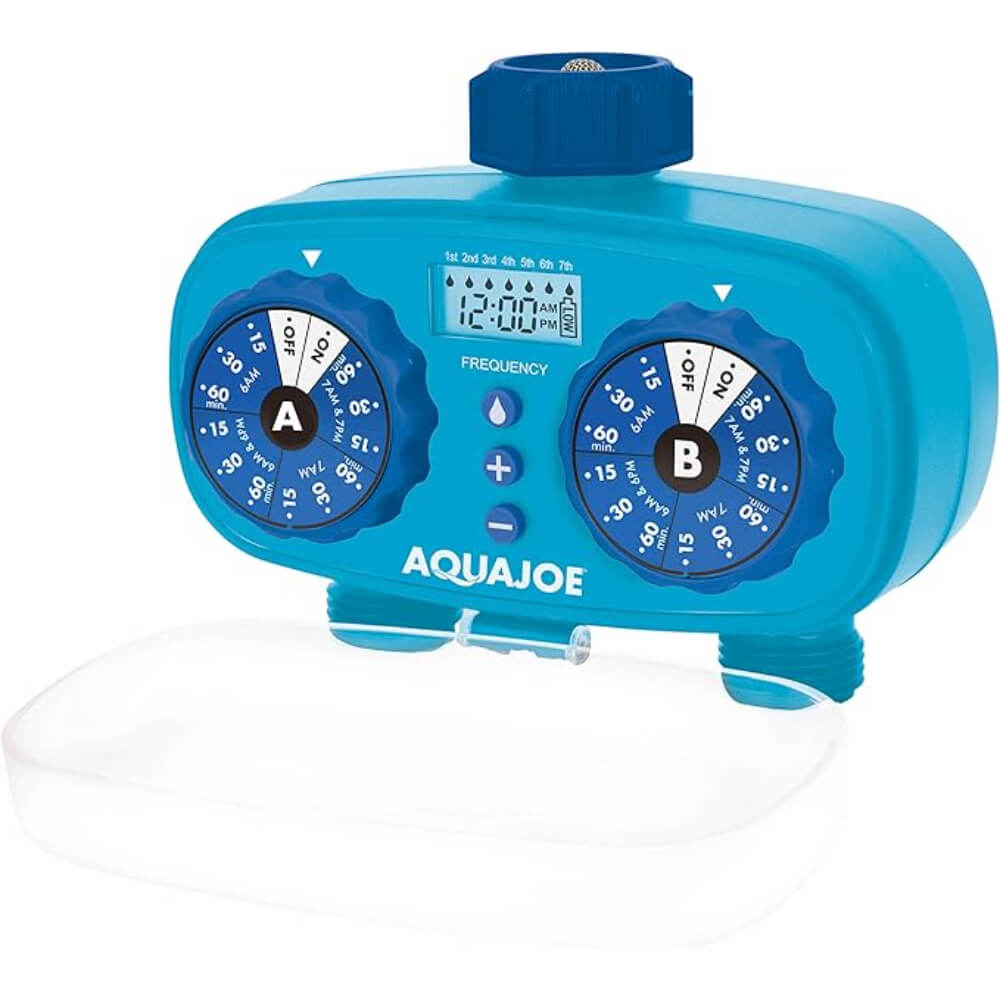 Sun Joe Easy 2-Zone Elect Timer w/13 Program Presets, Max Frequency Control,LCD Display