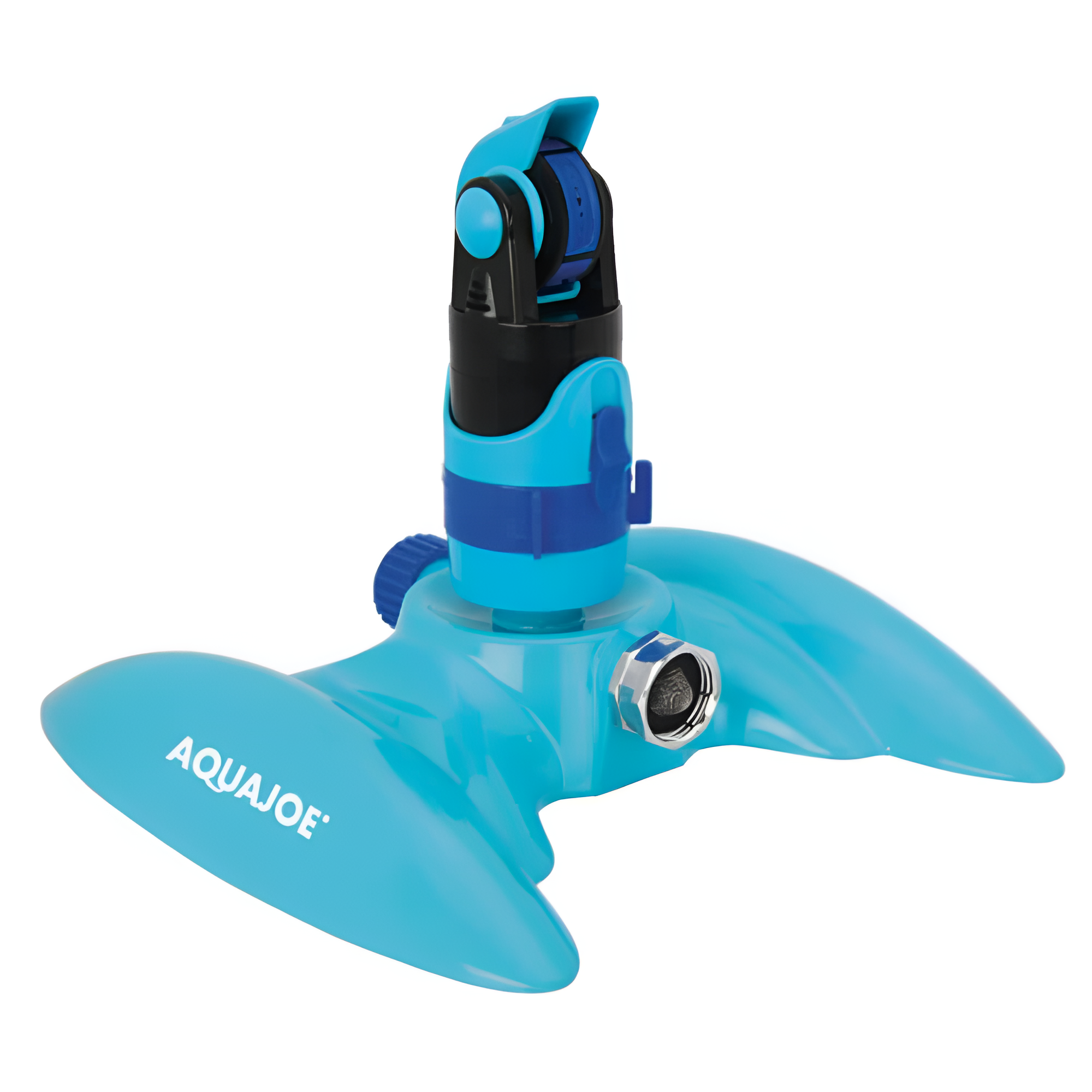 Aqua Joe AJ-MSSBM Turbo Drive 360º Sprinkler | 4 Spray Patterns | Customizable Coverage | 3,740 Sq. Ft. Max Coverage