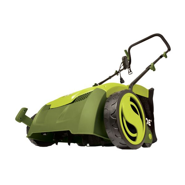 Sun Joe 13-Inch 12-Amp Electric Scarifier + Lawn Dethatcher W/Collection Bag