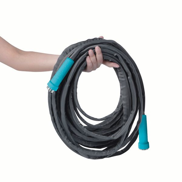 Sun Joe Aqua Joe 50-Ft X 5/8-Inch Fiberjacket Hose W/Alum. Fittings, H.D. Coupling