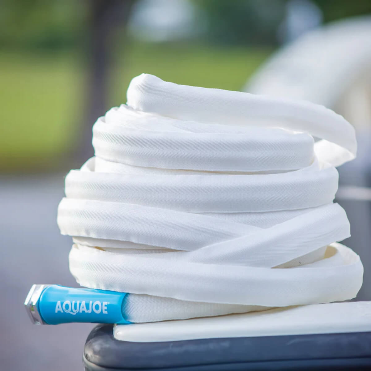 Aqua Joe 50-Ft x 5/8-In FiberJacket,RV/Marine,Kink-Free Hose,Drinking Water Safe,BPA-Free