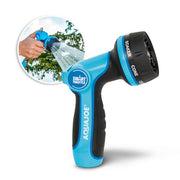 AQUA JOE Heavy-Duty Indestructible Metal Multi Function Adjustable Hose Nozzle with Smart Throttle