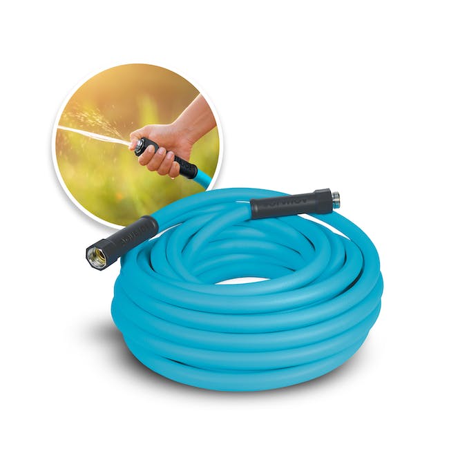 Aqua Joe 50-Foot x 5/8-Inch Hybrid FLEX Professional-Grade Hose