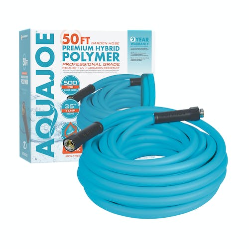 Aqua Joe 50-Foot x 5/8-Inch Hybrid FLEX Professional-Grade Hose
