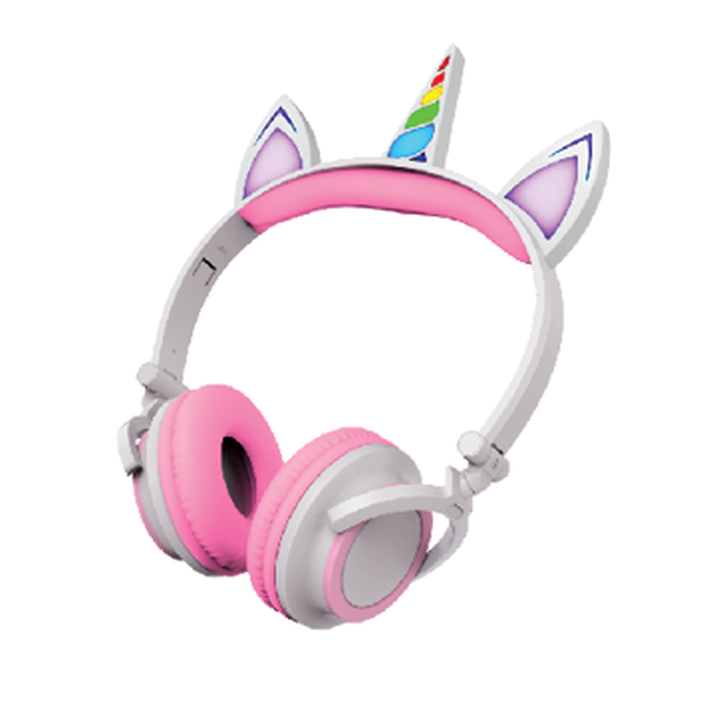 Art+Sound Unicorn Wired Headphones with LED Lights