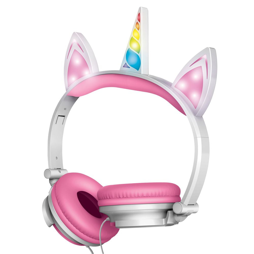 Art+Sound Unicorn Wired Headphones with LED Lights